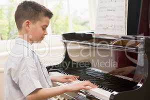 Boy Playing Piano