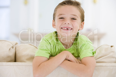 Young Boy Smiling At Camera