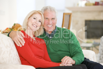 Mature Couple At Christmas