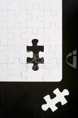 Puzzle With Piece Removed