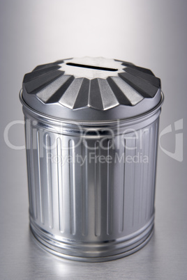 Tin Trash Can