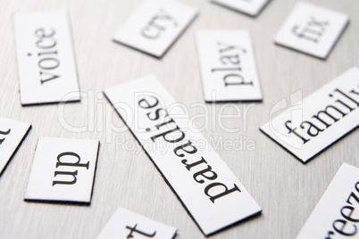 Close-Up Of Fridge Magnets