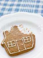 Close-Up Of Gingerbread House