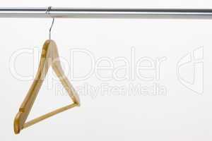 Single Coat Hanger On Rail