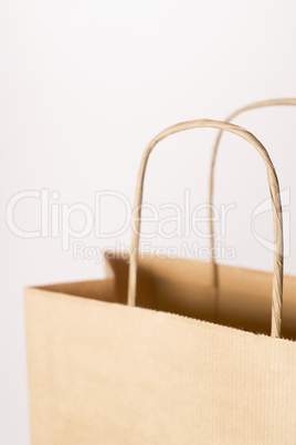 Close-Up Of Brown Paper Bag