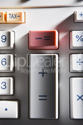 Close-Up Of Calculator