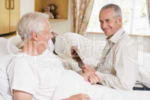 Doctor Checking Up On Senior Man