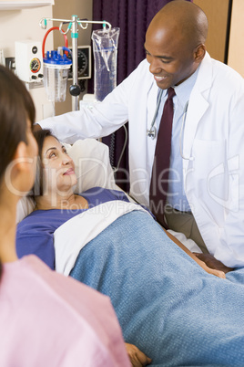 Doctor Talking To Senior Woman