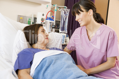 Nurse Talking To Patient