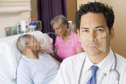 Doctor Standing In Hospital Room