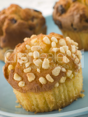 Lemon Meringue, Blueberry And Chocolate Chip Muffins