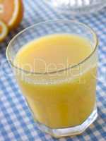 Glass Of Freshly Squeezed Orange Juice