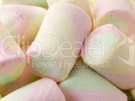 Coloured Marshmallows