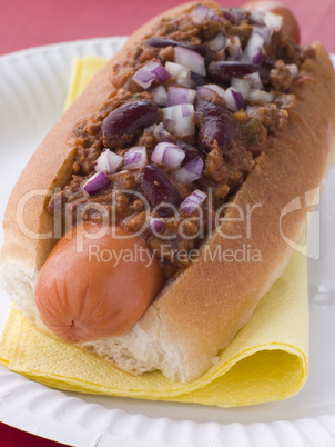 Chilli Hot Dog