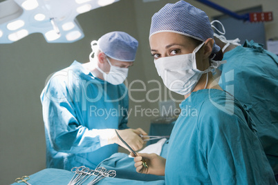 Surgeon Getting Ready To Operating On A Patient