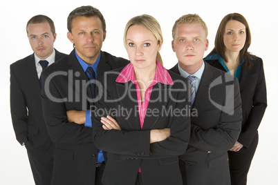 Team Of Determined Business People