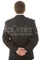 Businessman Holding His Hands Behind His Back