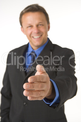 Businessman Greeting