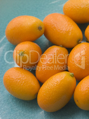 Dish Of Fresh Kumquat