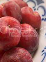 Plums In Dish