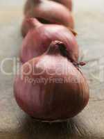 Group Of Red Onions