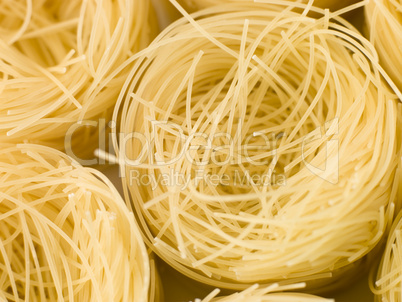 Pasta, Vermicelli Nests