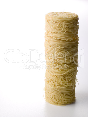 Stack Of Vermicelli Pasta