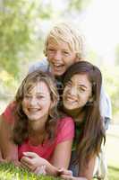 Portrait Of Brother And Sisters