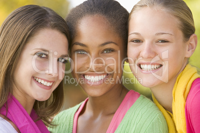 Portrait Of A Group Of Teenage Girls