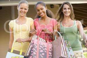 Teenage Girls Out Shopping