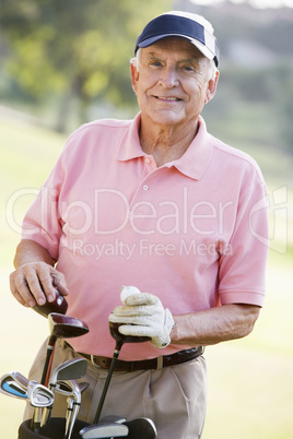 Portrait Of A Male Golfer