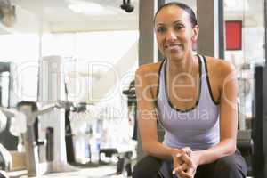 Portrait Of Woman At Gym