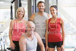 Portrait Of Men And Women At The Gym