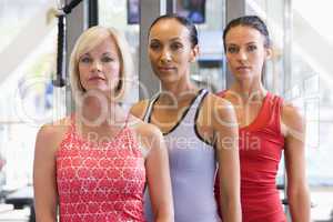 Portrait Of Women At Gym