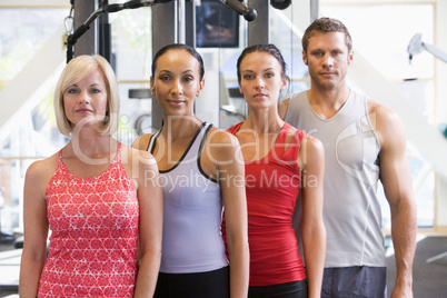 Portrait Of Men And Women At The Gym