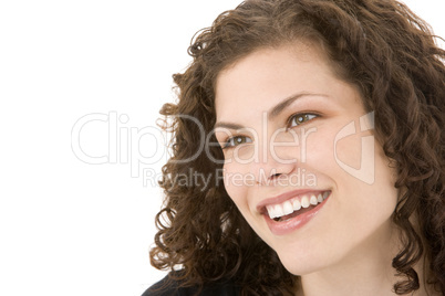 Portrait Of Woman Smiling