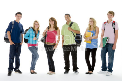 Group Shot Of Teenage School Kids