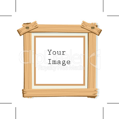 wooden photo frame