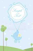 baby arrival card