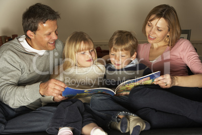 Family Reading Together