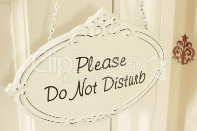 Please Do Not Disturb - Schild
