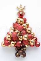 Christmas Tree Made From Baubles