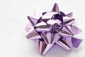 Purple Gift Bow