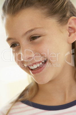 Young Girl Smiling