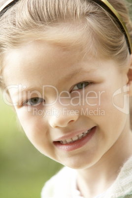 Young Girl Smiling