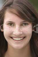 Teenage Girl Smiling