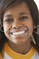 Teenage Girl Smiling