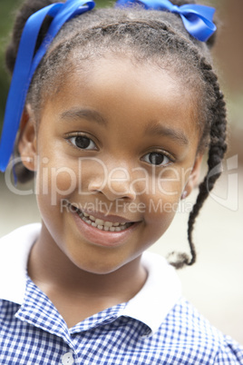 Young Girl Smiling