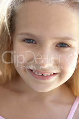 Young Girl Smiling