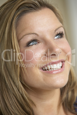 Teenage Girl Smiling